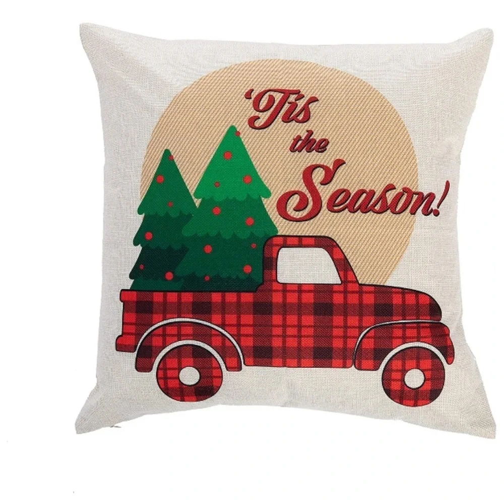 4 Pack 18x18 Inch Christmas Decor Pillow C…